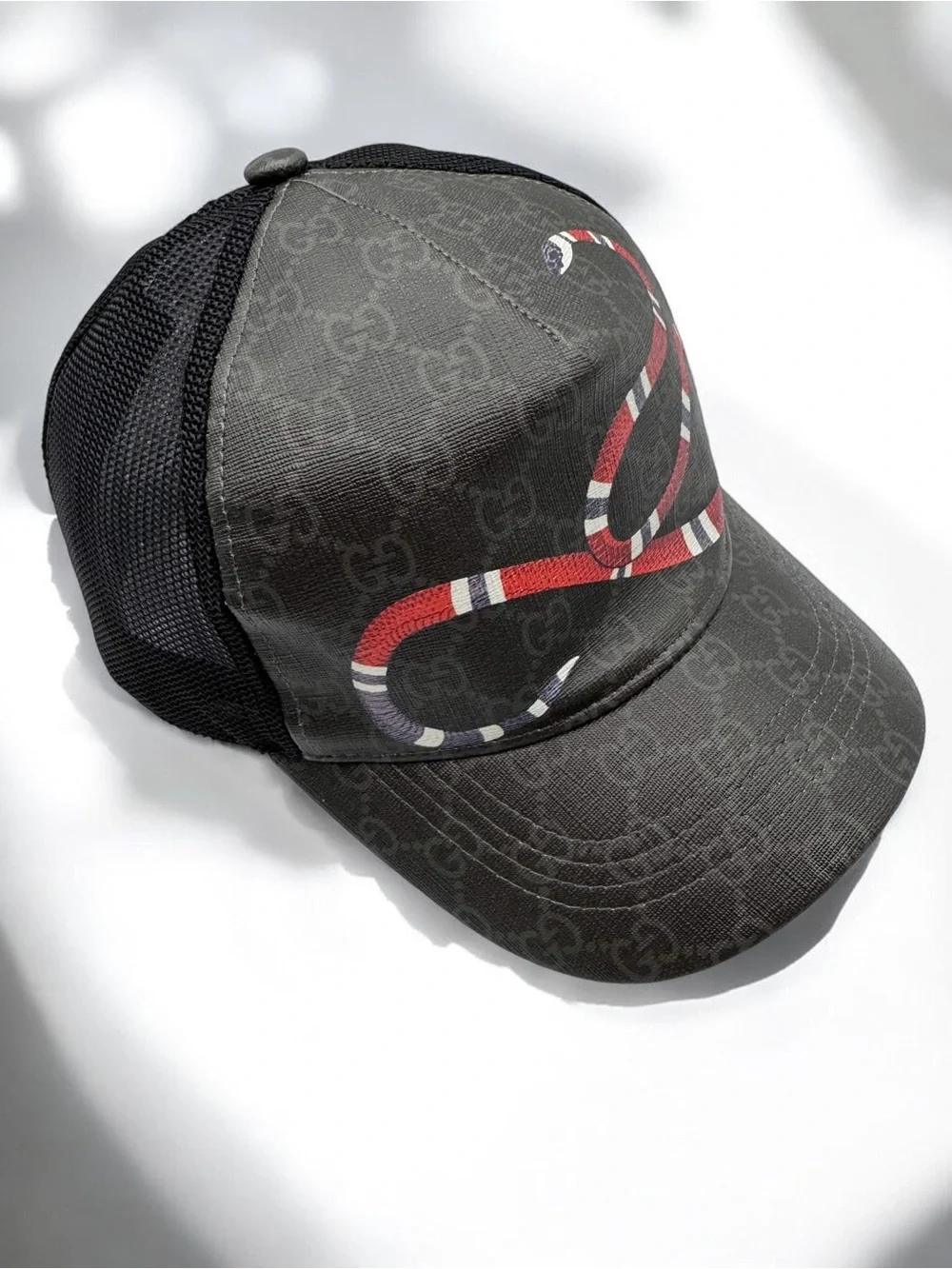 Gucci Kingsnake Print GG Baseball Hat